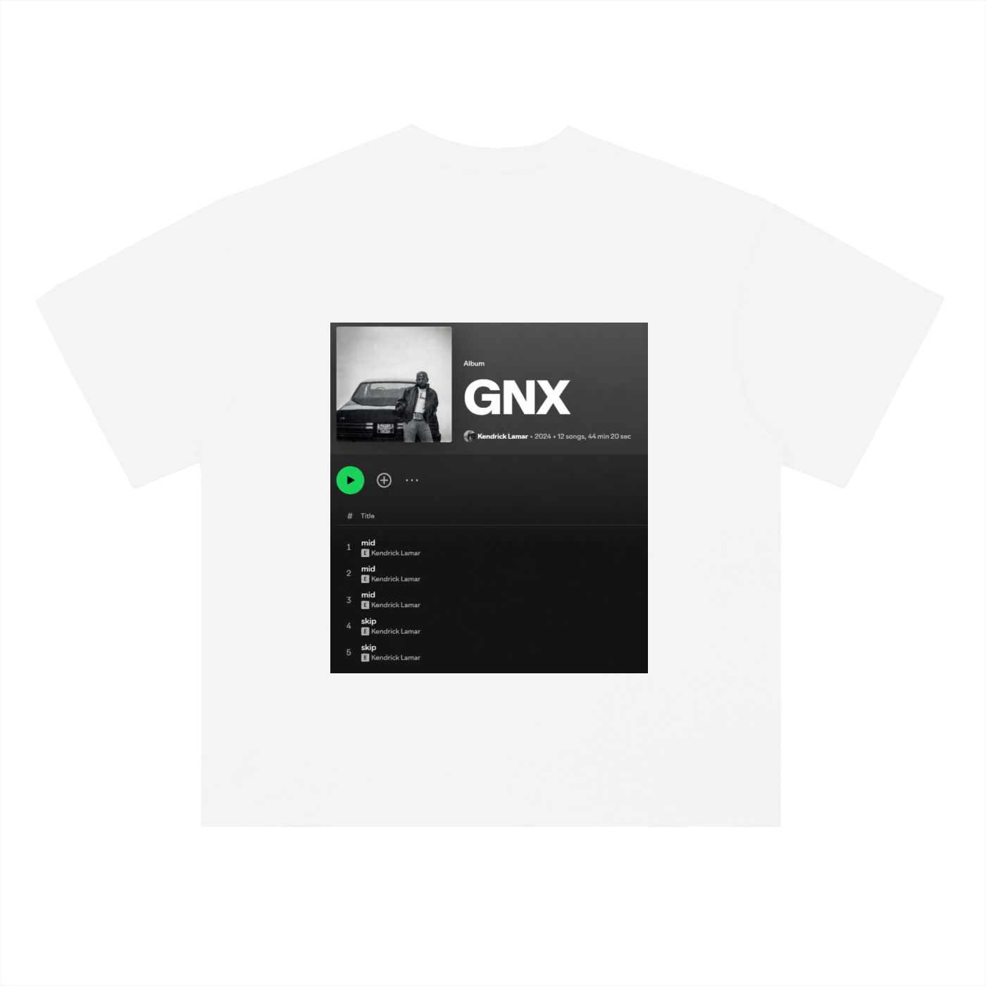 Gnx,Heavyweight,Tshirt