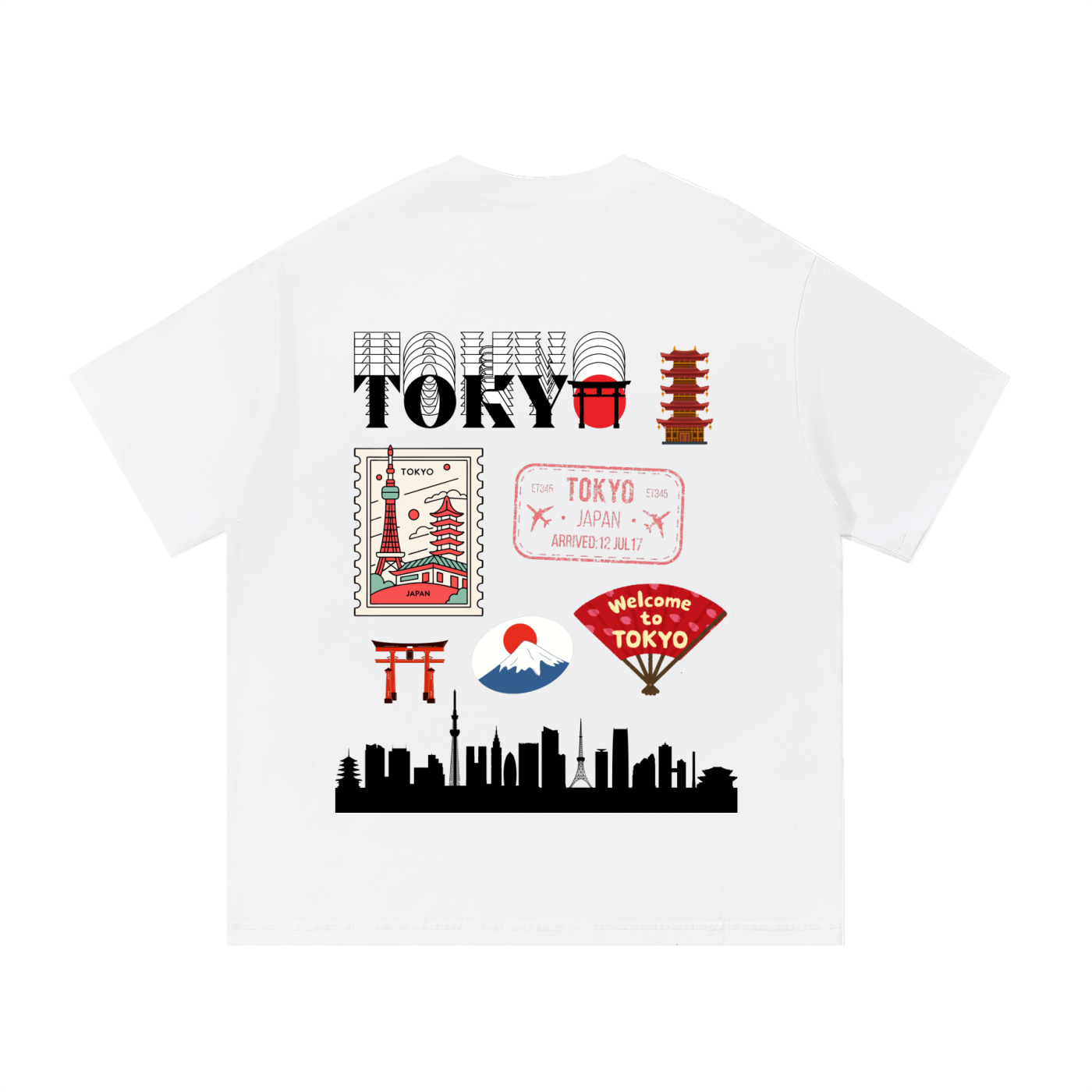 osakastyle,tokyo,basictee
