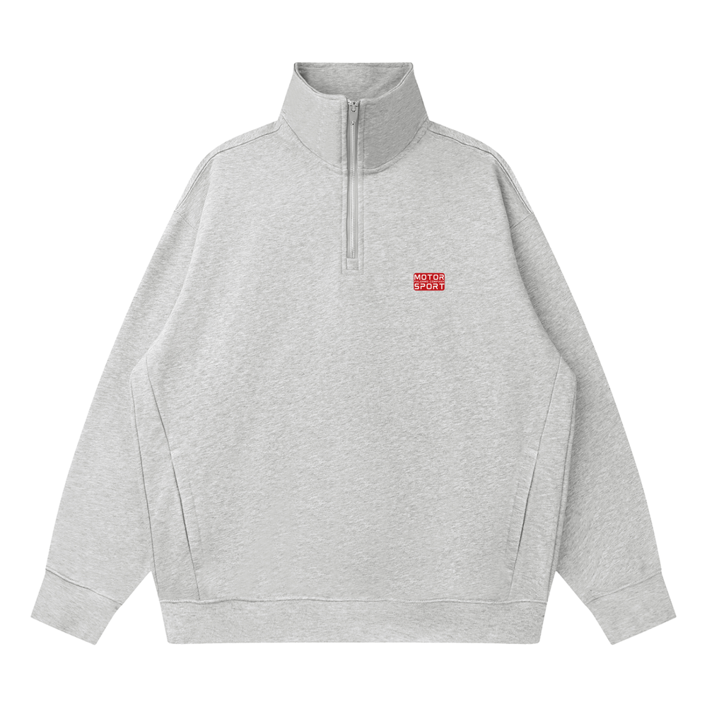 palermo,Quarterzip,Gray,Sweater