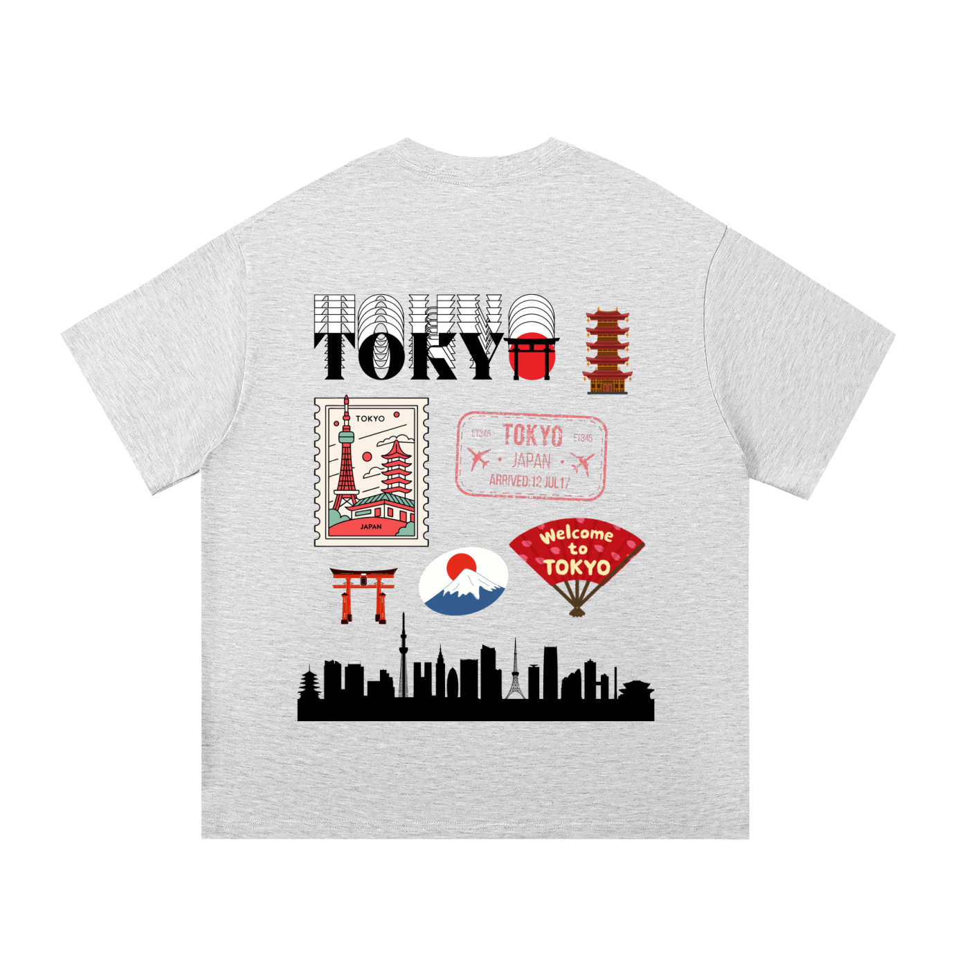 osakastyle,tokyo,basictee