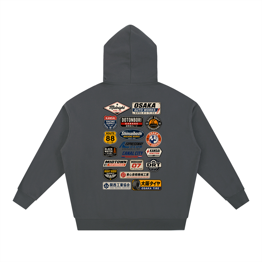 hoodie,Heavyweight,Osakastyle,Dotonbori