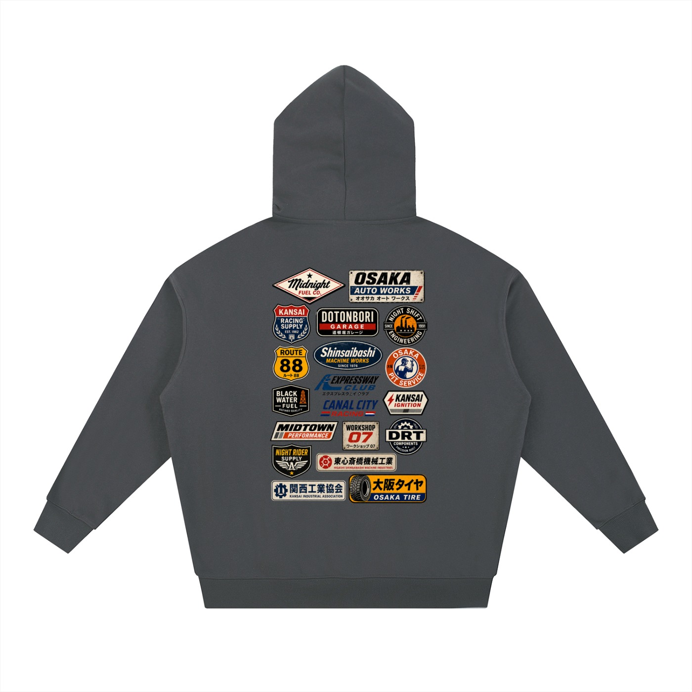 hoodie,Heavyweight,Osakastyle,Dotonbori