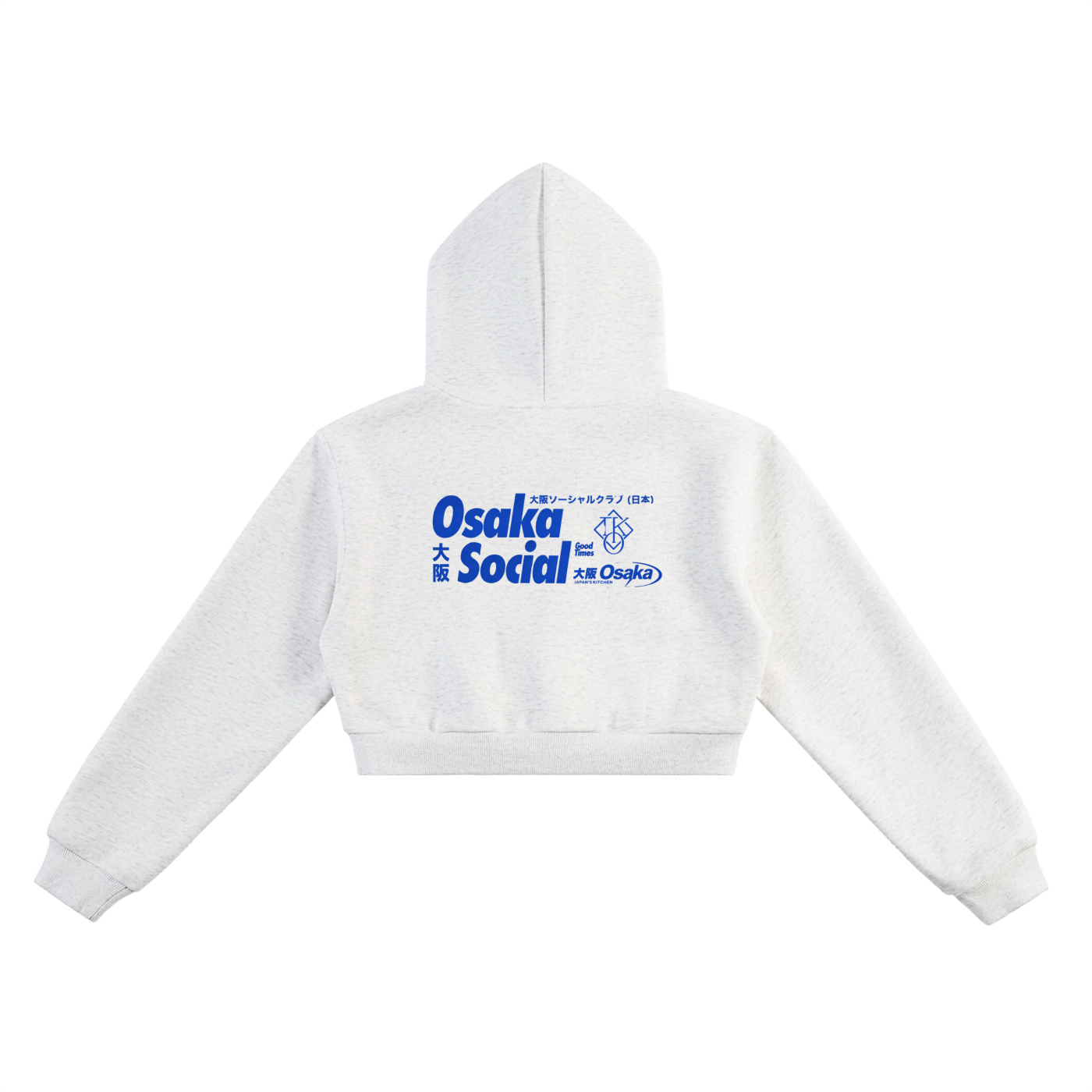 osakastyle,hoodie,croppedhoodie,cropped,gray,womens