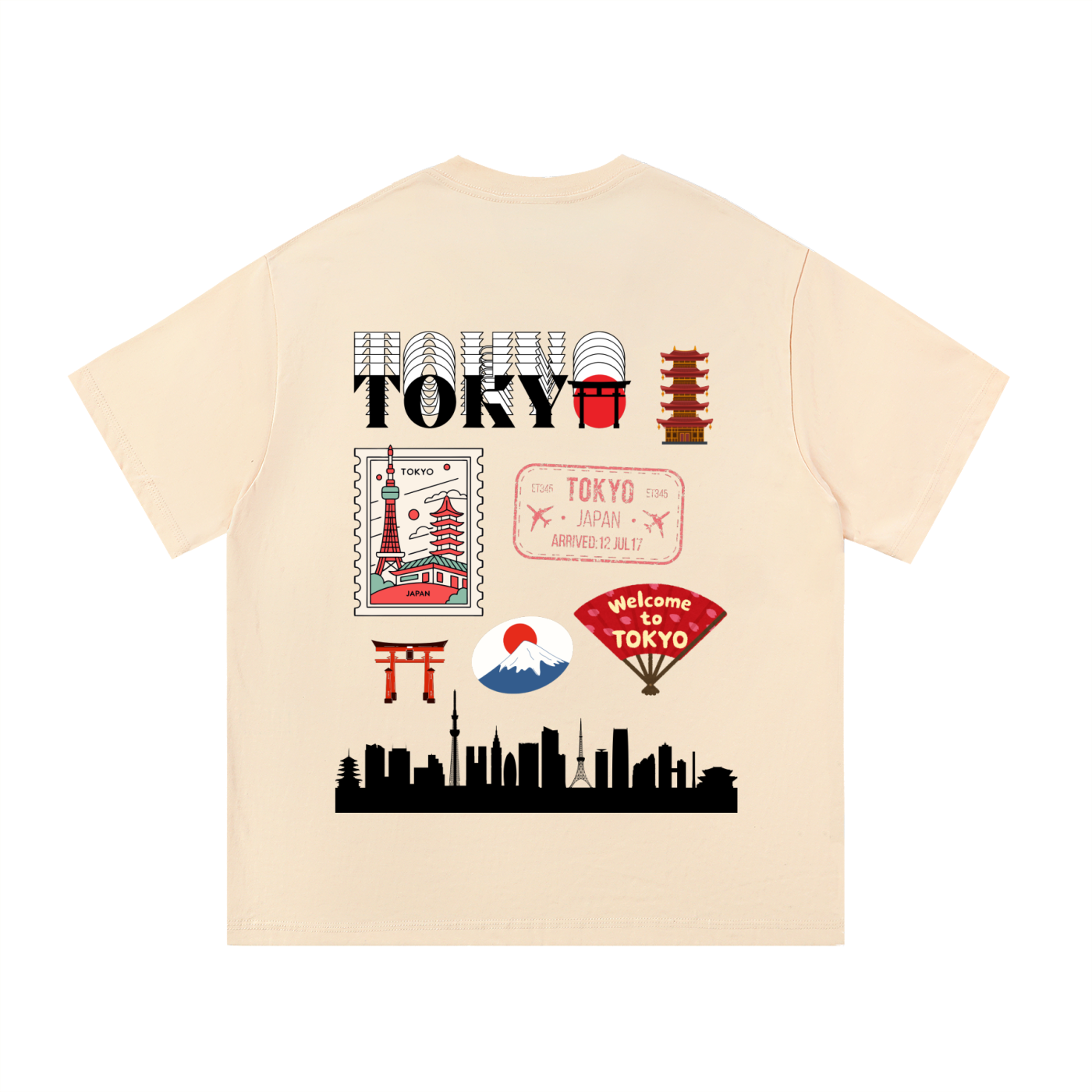 osakastyle,tokyo,basictee
