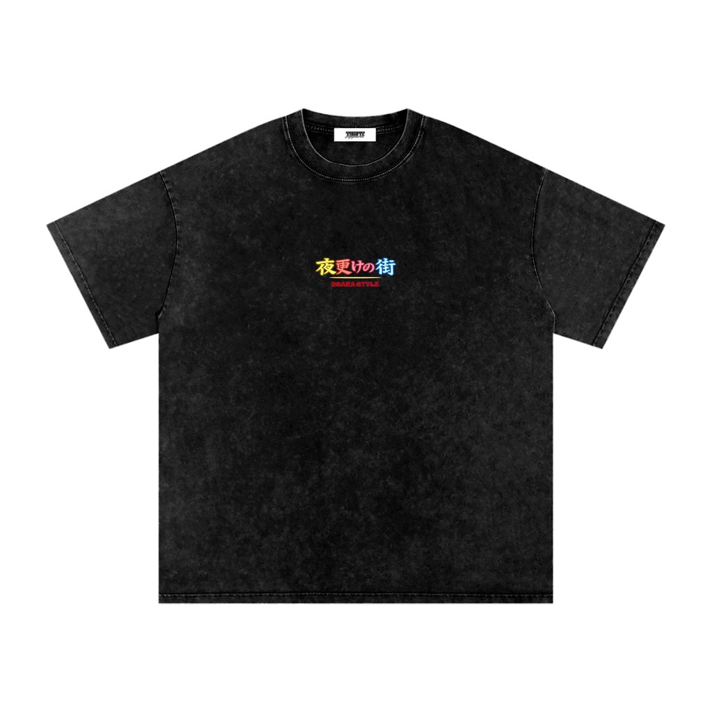 osakastyle,Oversized,Washed,Tshirt