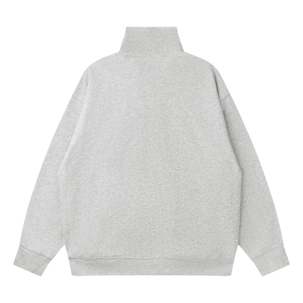 palermo,Quarterzip,Gray,Sweater